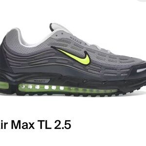 Nike Air Max TL 2.5 Black and Lime Sneakers